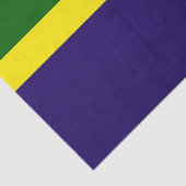 Groen Geel Blauw Kleur Block Style Design Tissuepapier (Detail)