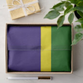 Groen Geel Blauw Kleur Block Style Design Tissuepapier (Geschenk)