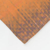 Groen, geel en rood abstract schilderij fleece deken (Hoek)