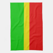 Groen, geel en rood. theedoek (Verticaal)