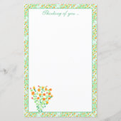 Groen Geel en Wit Vlak Document (Achterkant)