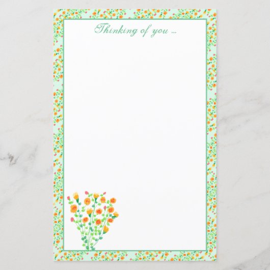 Groen Geel en Wit Vlak Document (Achterkant)