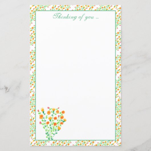 Groen Geel en Wit Vlak Document (Voorkant)