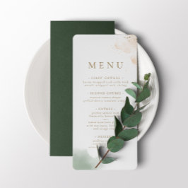 Groen Geel Eucalyptus Menu