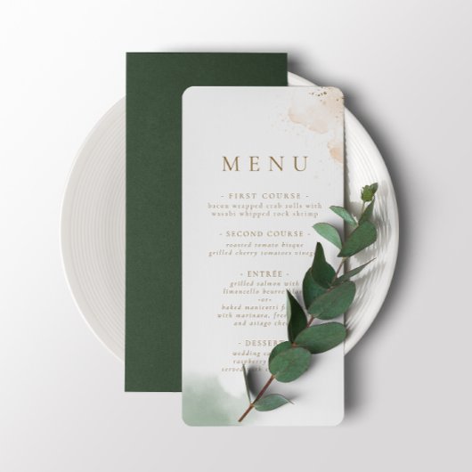 Groen Geel Eucalyptus Menu