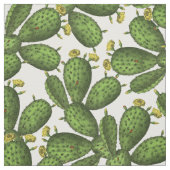 groen geel flessenpatroon stof (Swatch)