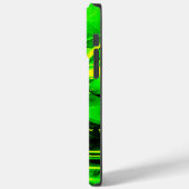 Groen Geel fractal abstracte kunst Case-Mate iPhone Case (Achterkant / Links)