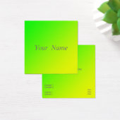 groen geel gradiënt visitekaartje (Bureau)