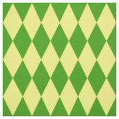 Groen Geel Harlekijn Geruit Ontwerp Stof (Swatch)
