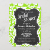 Groen-Geel Hawaiiaans Tropisch; Chalkboark look Kaart (Voorkant / Achterkant)