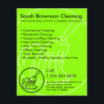 Groen Geel Huis Schoonmaken Huis Onderhouden Flyer<br><div class="desc">Groen Geel Huis Schoonmaken Huis Onderhouden</div>