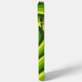 Groen geel hypnotic Heart Love Patroon Case-Mate iPhone Case (Achterkant / Links)