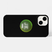 Groen Geel iPhone Case iPhone Hoesje (Achterkant horizontaal)