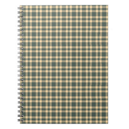 Groen Geel Karo Patroon Notitieboek
