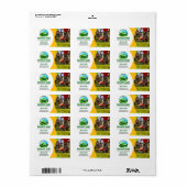 Groen Geel Lawn Care Landscaping Maaien Etiket (Full Sheet)