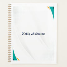 Groen & Geel Modern Patroon met Custom Sign