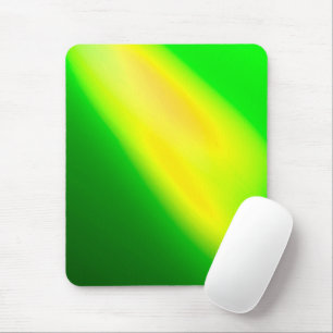 Groen Geel ombre maanlicht Dubbele Streep Muismat
