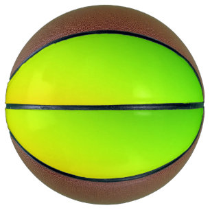 Groen geel oranje eenvoudig minimaal.custom.add uw basketbal