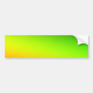 Groen geel oranje eenvoudig minimaal.custom.add uw bumpersticker