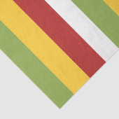 Groen Geel Rode Strepen Tissuepapier (Detail)
