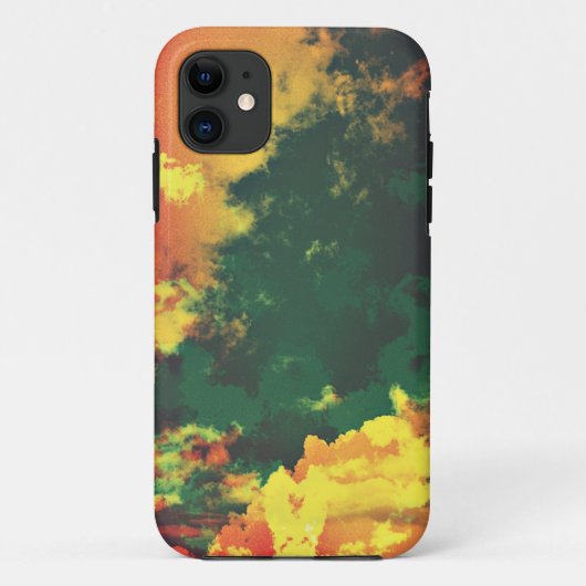Groen geel rood, abstract digitaal kunstontwerp Case-Mate iPhone case (Achterkant)
