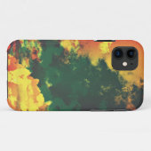 Groen geel rood, abstract digitaal kunstontwerp Case-Mate iPhone case (Achterkant (horizontaal))