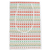 Groen-Geel-Rood Pixel breipatroon