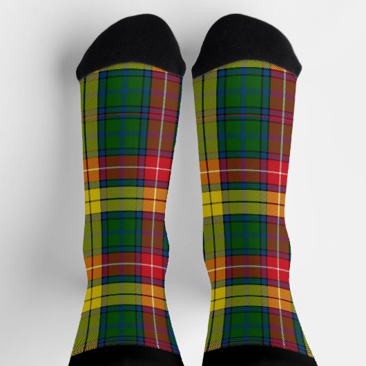 Groen Geel Rood Plaid Sokken (Top)