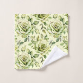 Groen Geel Rose Olive Chartreuse Limoen Bad Handdoek (Wasdoekje)