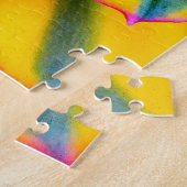 Groen Geel Roze Cactus Foto Mooi Close Up Legpuzzel (Zijkant)