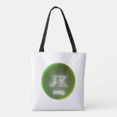 Groen geel Tas (Achterkant)