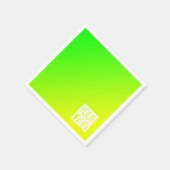 groen geel verloop toevoegen logo servet (Hoek)