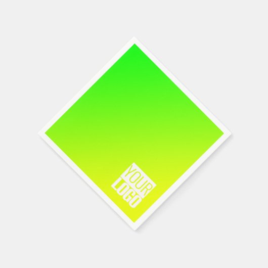 groen geel verloop toevoegen logo servet (Hoek)