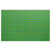 Groen Geel Zwart Stippen Design  Stof (Yard (91,4 cm))