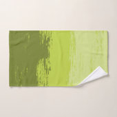 Groen gekleurd - Handdoekset Bad Handdoek (Handdoek)