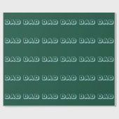 Groen gekleurd omslagpapier cadeaupapier (Vlak)