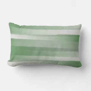 Groen gekleurde 'look' Stripes- Kussen