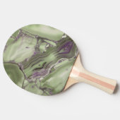 Groen gekraakt oppervlak tafeltennisbatje (Zijkant)