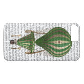 Groen gelaagde hot-luchtballon Case-Mate iPhone case (Achterkant (Horizontaal))