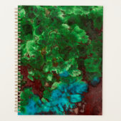 Groen gelapte Shattuckiet Planner (Voorkant)