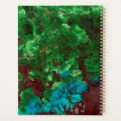 Groen gelapte Shattuckiet Planner (Achterkant)