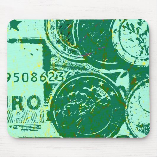 Groen geld muismat (Voorkant)