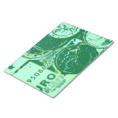 Groen geld notitieblok (Schuin)