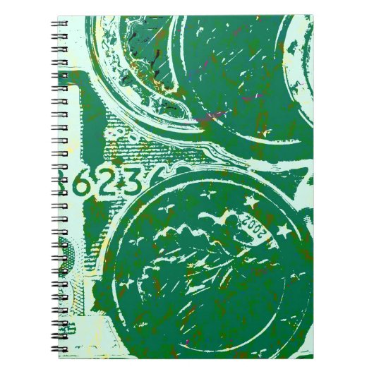 Groen geld notitieboek (Voorkant)