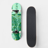 Groen geld persoonlijk skateboard (Voorkant)