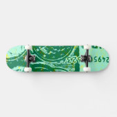 Groen geld persoonlijk skateboard (Horizontaal)