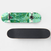 Groen geld persoonlijk skateboard (Horizontaal)