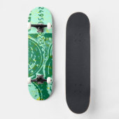 Groen geld persoonlijk skateboard (Voorkant)