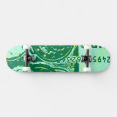 Groen geld persoonlijk skateboard (Horizontaal)