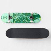 Groen geld skateboard (Horizontaal)